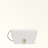 Off White Furla Sfera Mini Crossbody, natural leather