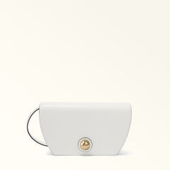 Off White Furla Sfera Mini Crossbody, natural leather