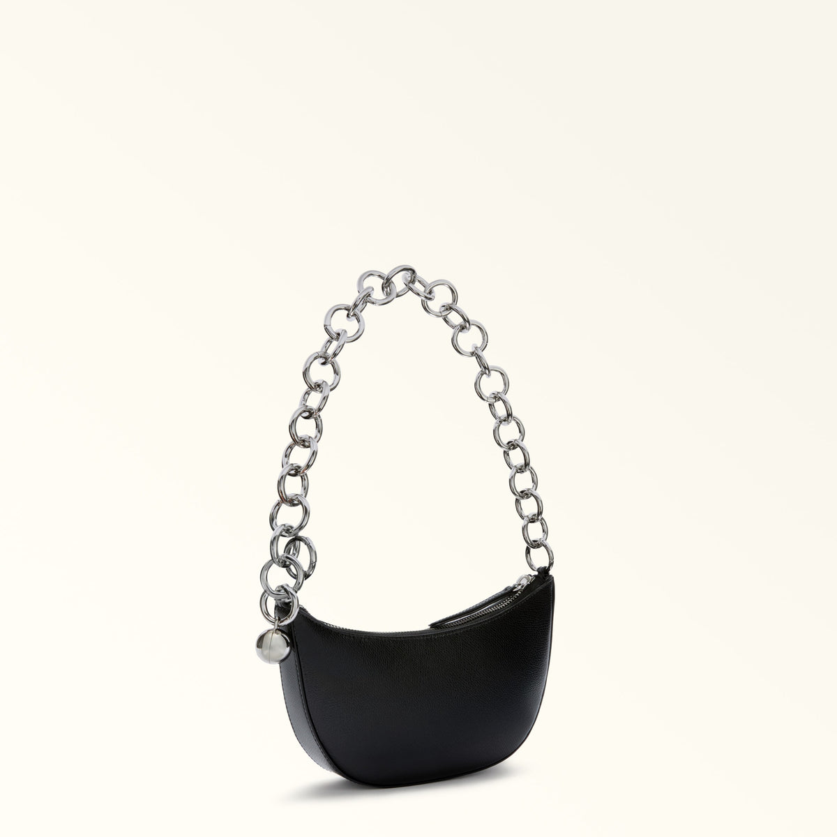 Black Furla Sfera Mini Shoulder Bag, mini bag natural leather – view 2