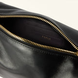 Black Furla Talia Crossbody, natural leather – view 3