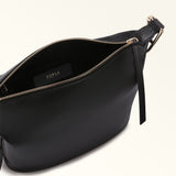 Black Furla Tonie M Hobo Aw25, natural leather – view 4