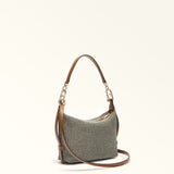 Grey Furla Tonie Mini Hobo - Tuscany Woven – view 4