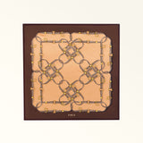 Brown Furla Tortona Carre' 90x90, scarf silk – view 3
