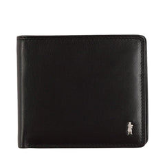 Black Gianni Conti Wallet 507318, natural leather