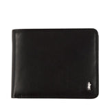 Black Gianni Conti Wallet 507339, natural leather