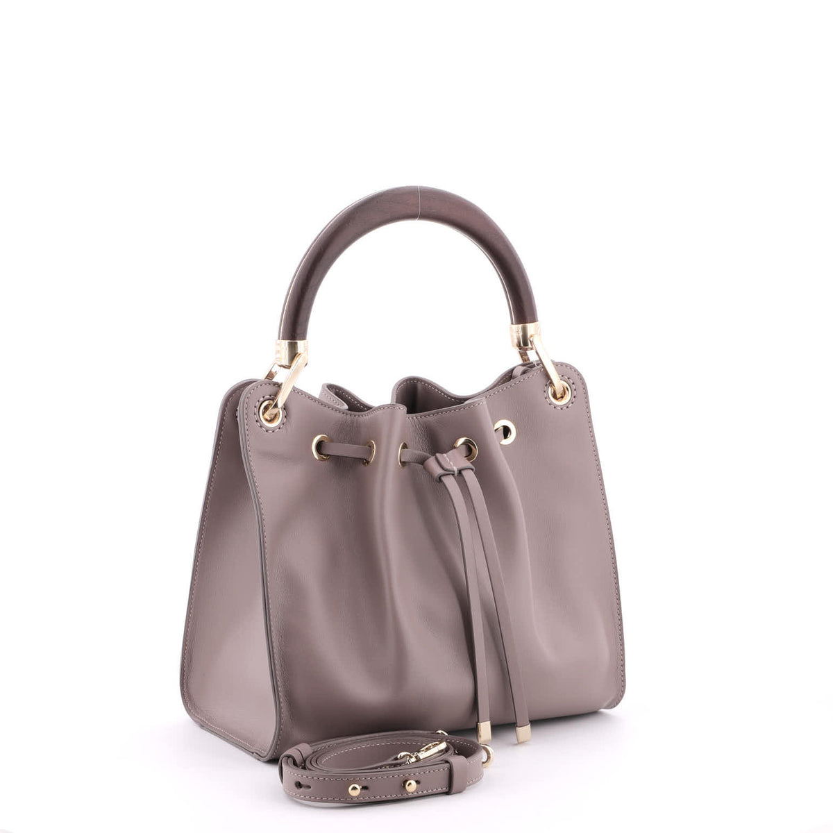 Taupe Gironacci 103462 Vitello soft, shoulder bag natural leather