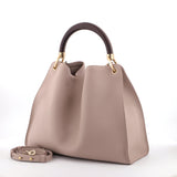 Beige Gironacci 3461, shoulder bag natural leather – view 3