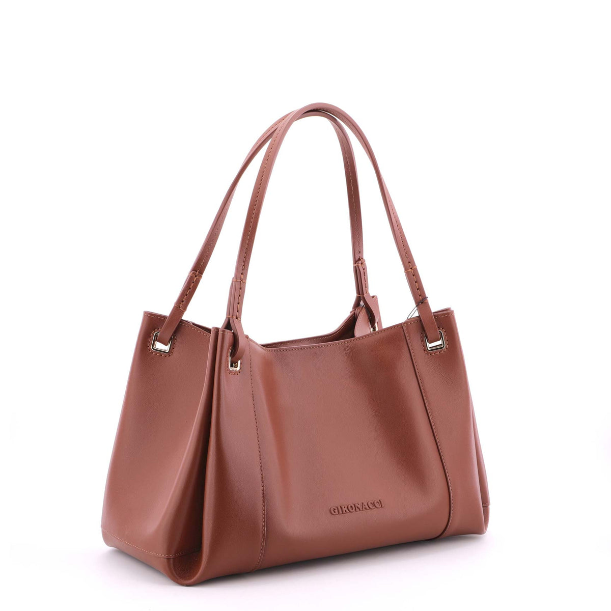 Camel Gironacci Shoulder Bag 3351, handbag natural leather