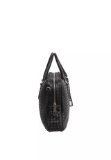 Black Heros Business shopper VERY BUSY, natural leather – view 3