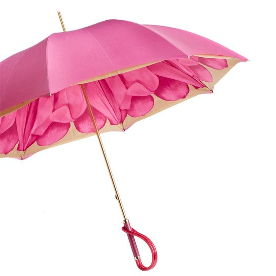 Pink Pasotti Fuchsia Dahlia Umbrella, Double Cloth – view 6