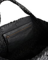 Black Plinio Visona Esmeralda L, handbag natural leather – view 5
