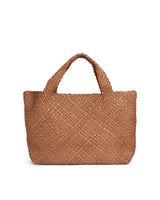 Camel Plinio Visona Esmeralda L, shopper natural leather – view 3