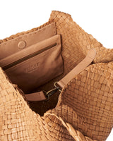Camel Plinio Visona Esmeralda L, shopper natural leather – view 4