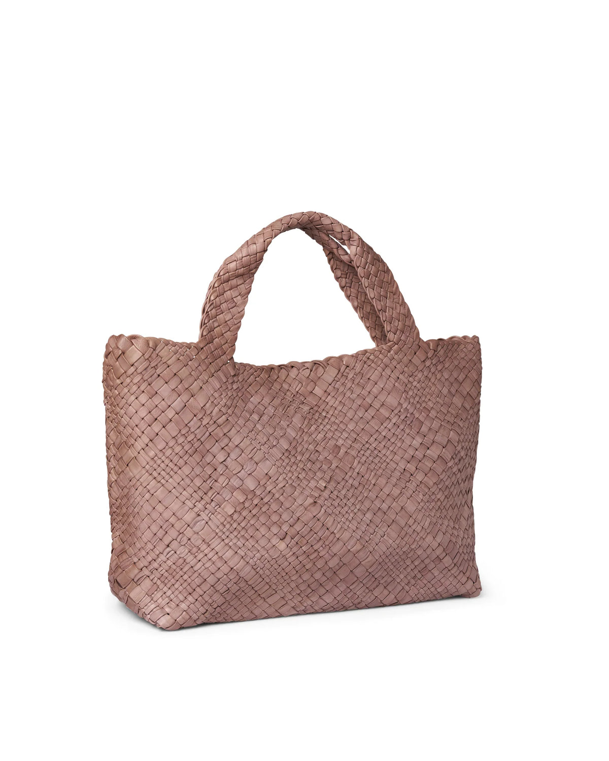 Taupe Plinio Visona Esmeralda L, shopper natural leather – view 2