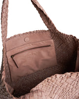 Taupe Plinio Visona Esmeralda L, shopper natural leather – view 5