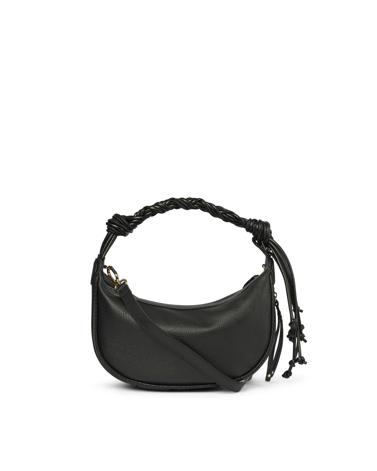 Black Plinio Visona Hobo TRACY 25162, natural leather – view 3