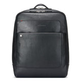 Black Roncato Alaska 15.6" Laptop Backpack, natural leather