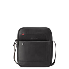 Black Roncato Alaska Man Body Bag, crossbody natural leather