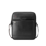 Black Roncato Alaska Man Body Bag, crossbody natural leather