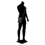 Black Roncato Alaska Man Body Bag, crossbody natural leather – view 4