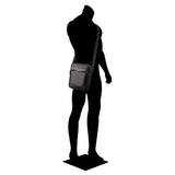 Black Roncato Alaska Man Body Bag, crossbody natural leather – view 5