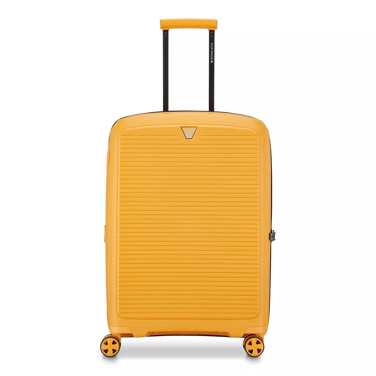 Gold Roncato ARCADE Medium spinner, hardside luggage polypropylene