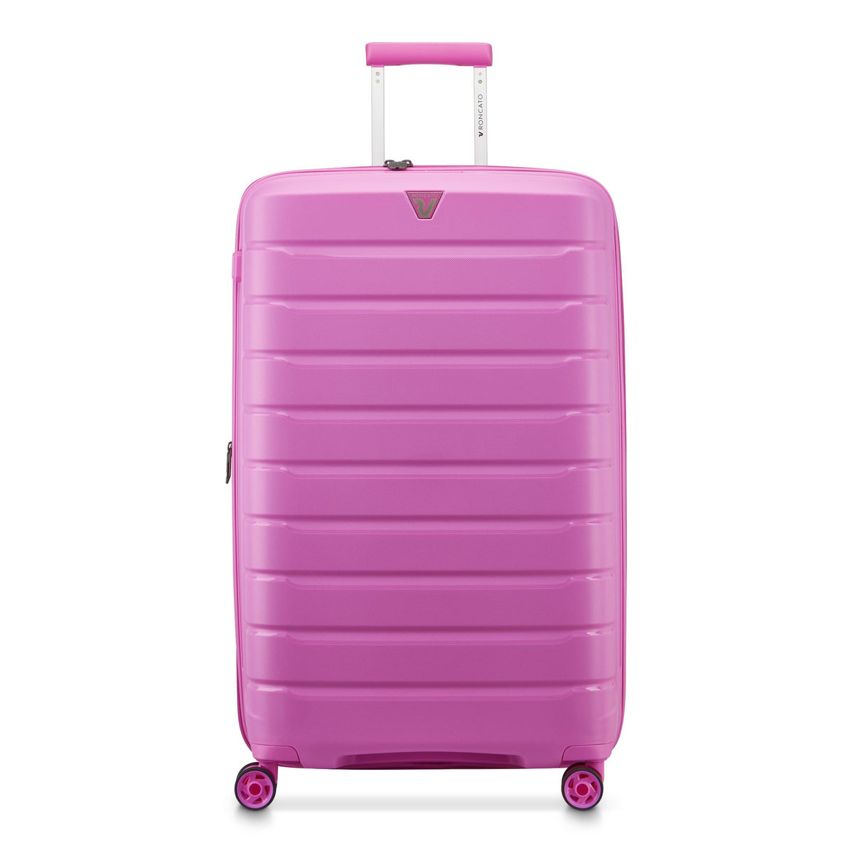 Pink Roncato B-Flying Large Spinner Expandable 76 Cm, hardside luggage polypropylene