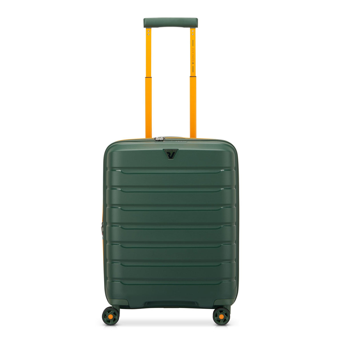 Green Roncato B-Flying Move Carry-On Spinner Expandable 55 Cm, hardside luggage
