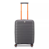 Grey Roncato B-Flying Move Carry-On Spinner Expandable 55 Cm, hardside luggage polypropylene