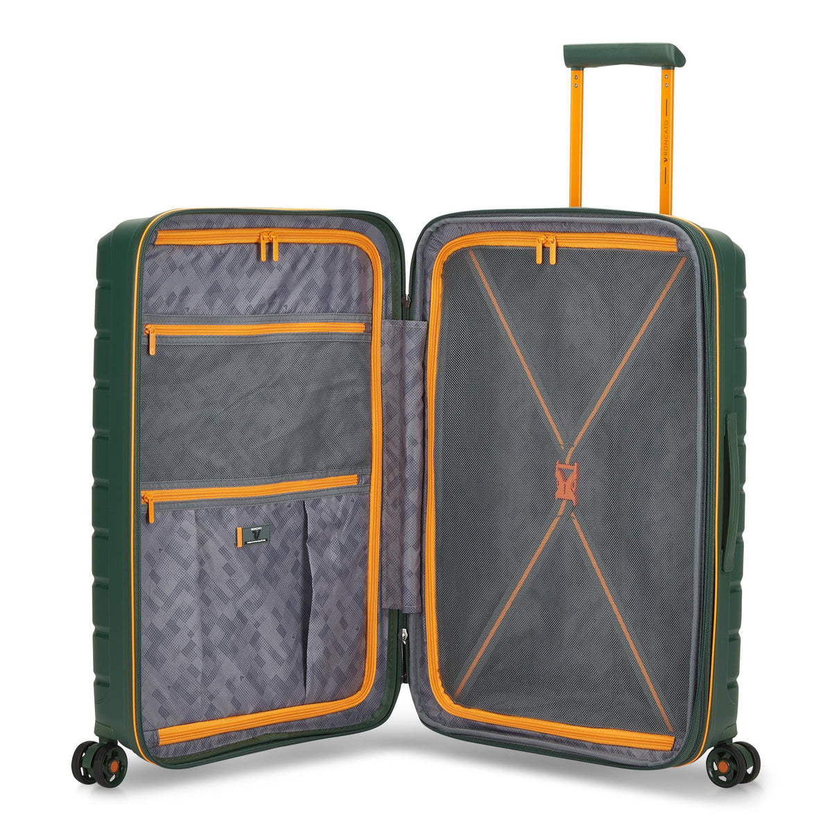 Green Roncato B-flying Move medium expandable spinner 68 cm, hardside luggage – view 3