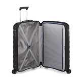 Black Roncato Box Sport 2.0 Medium Trolley 4 Wheels, hardside luggage polypropylene – view 3