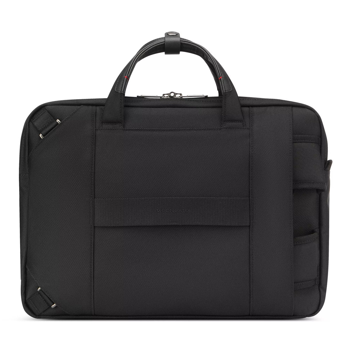 Black Roncato CAMBRIDGE Laptop briefcase, laptop bag balistic nylon – view 3