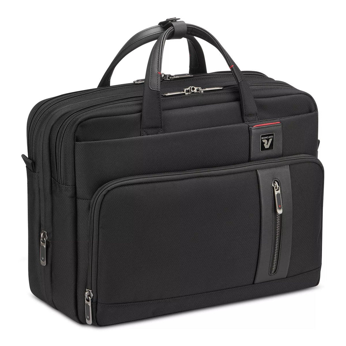 Black Roncato CAMBRIDGE Laptop briefcase, laptop bag balistic nylon – view 8