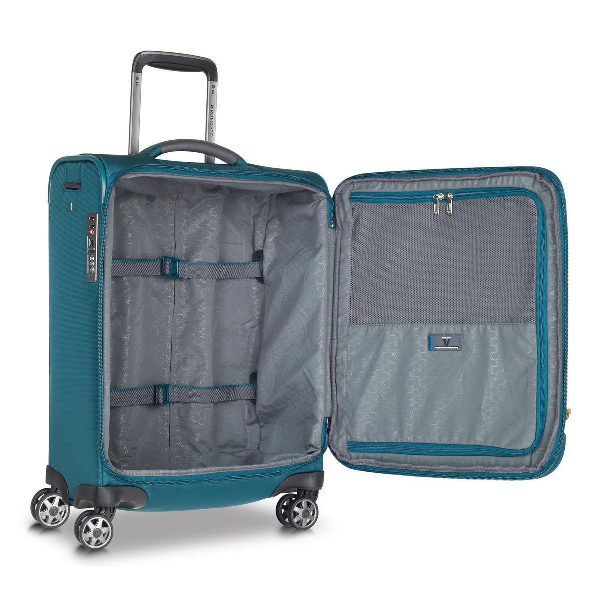 Green Roncato City 3.0 Cabin Luggage 55cm, softside luggage nylon/polyester – view 2