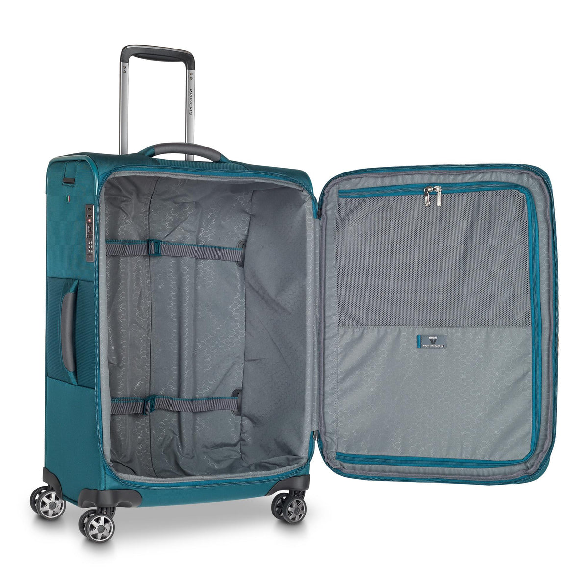 Green Roncato City 3.0 Medium Luggage 64cm, softside luggage nylon/polyester – view 2