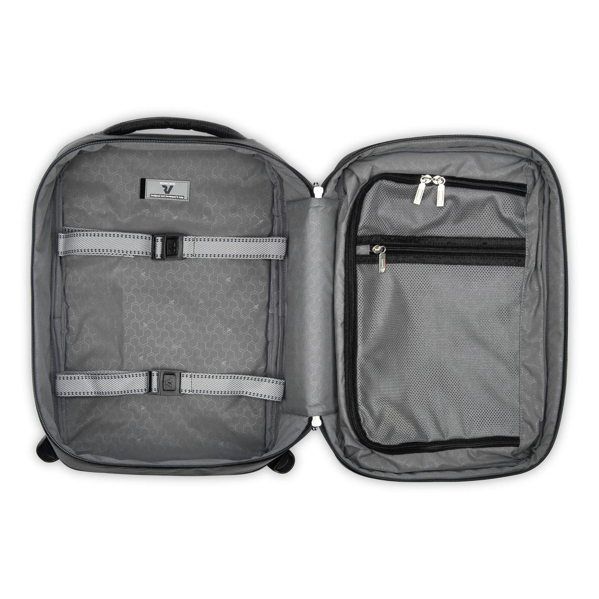 Black Roncato City 3.0 Travel Backpack, cabin backpack nylon/polyester – view 3