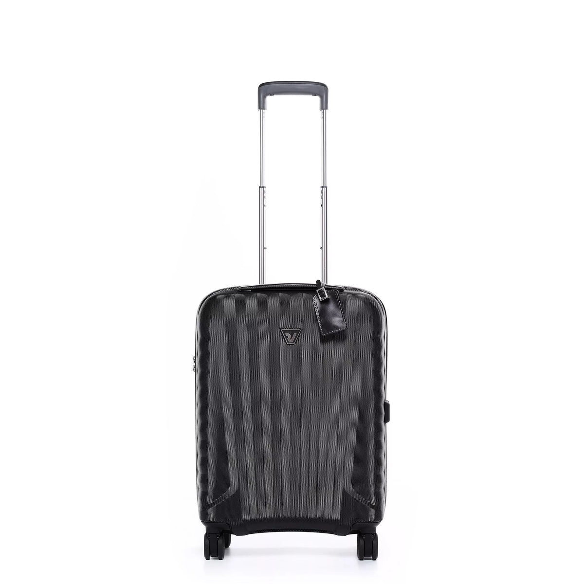 Black Roncato E-LITE Cabin spinner, hardside luggage polycarbonate