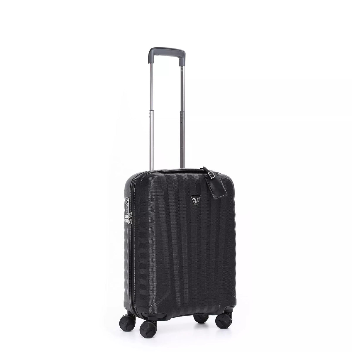 Black Roncato E-LITE Cabin spinner, hardside luggage polycarbonate – view 2