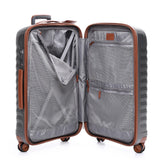 Grey Roncato E-Lite Medium Trolley, hardside luggage polycarbonate – view 3