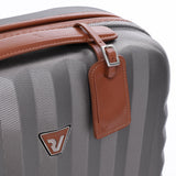 Grey Roncato E-Lite Medium Trolley, hardside luggage polycarbonate – view 6