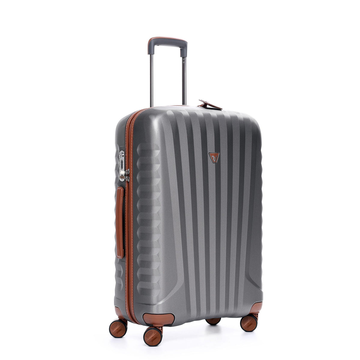 Grey Roncato E-Lite Medium Trolley, hardside luggage polycarbonate – view 9