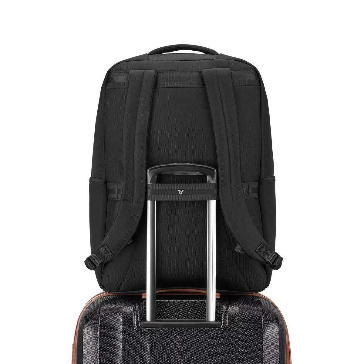 Black Roncato GATEWAY Easyjet Travel backpack, cabin backpack jacquard polyester – view 5