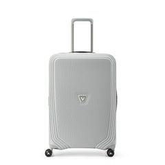 Silver Roncato GIGALIGHT Medium spinner, hardside luggage polycarbonate