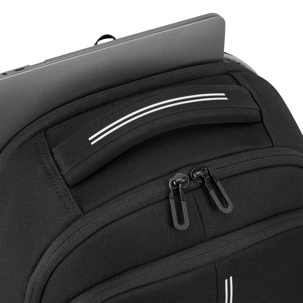 Black Roncato K 2 Business Backpack, laptop backpack polyester – view 5