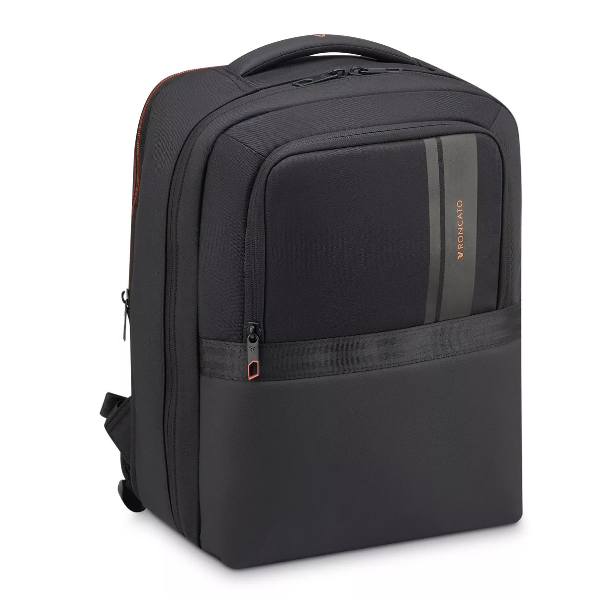 Black Roncato METROPOLITAN TRAVEL backpack, nylon/polyester – view 5