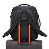 Black Roncato METROPOLITAN TRAVEL Backpack, nylon – view 6