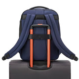 Navy Roncato METROPOLITAN TRAVEL backpack, nylon/polyester – view 6