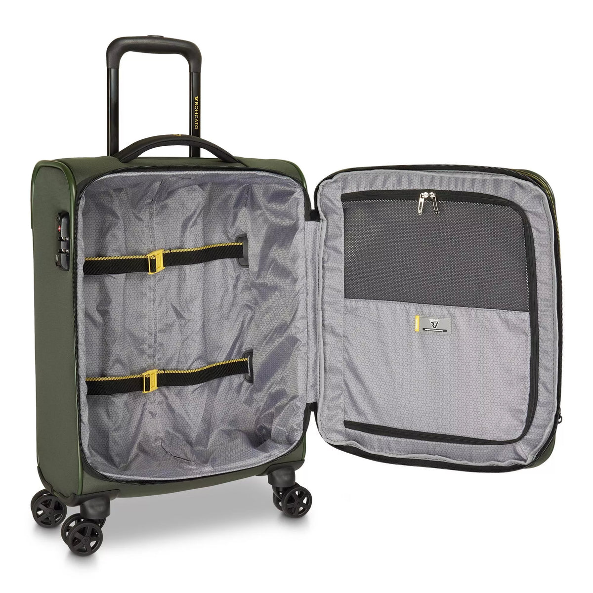 Green Roncato METROPOLITAN TRAVEL Cabin spinner, softside luggage nylon/polyester – view 3