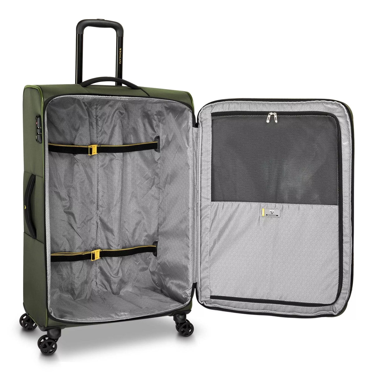 Green Roncato METROPOLITAN TRAVEL Large spinner., softside luggage nylon/polyester – view 3