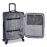 Navy Roncato METROPOLITAN TRAVEL Medium spinner, softside luggage nylon/polyester – view 3